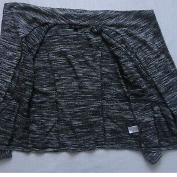 HALOGEN Knit Moto Jacket Black White PNT HA328806M - Picture 6 of 6